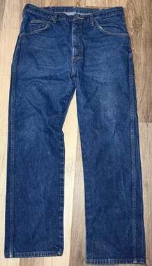 Men's Rustler Blue Jeans Size 36x30